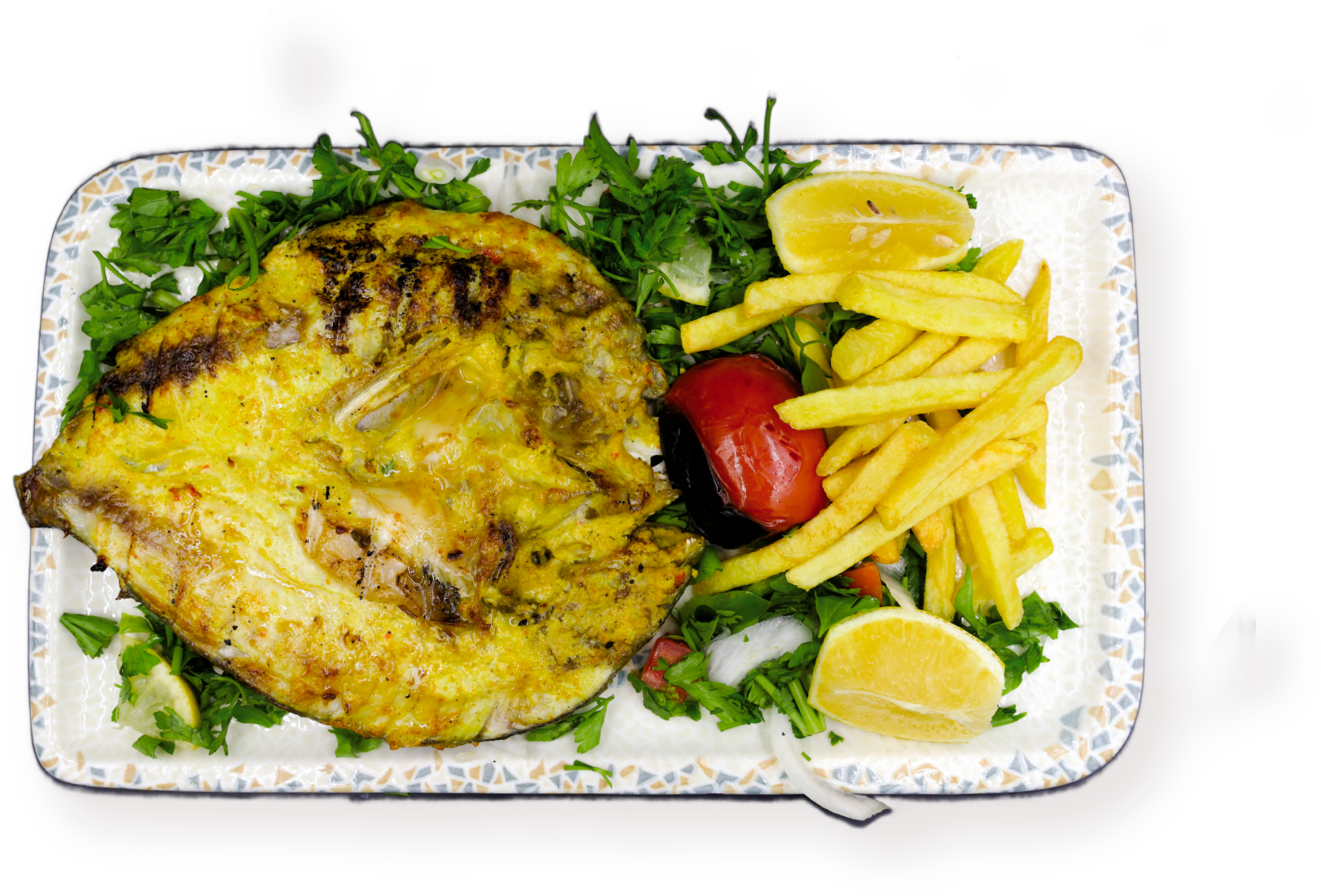 سمك وراثة مشوي